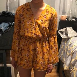 Yellow romper